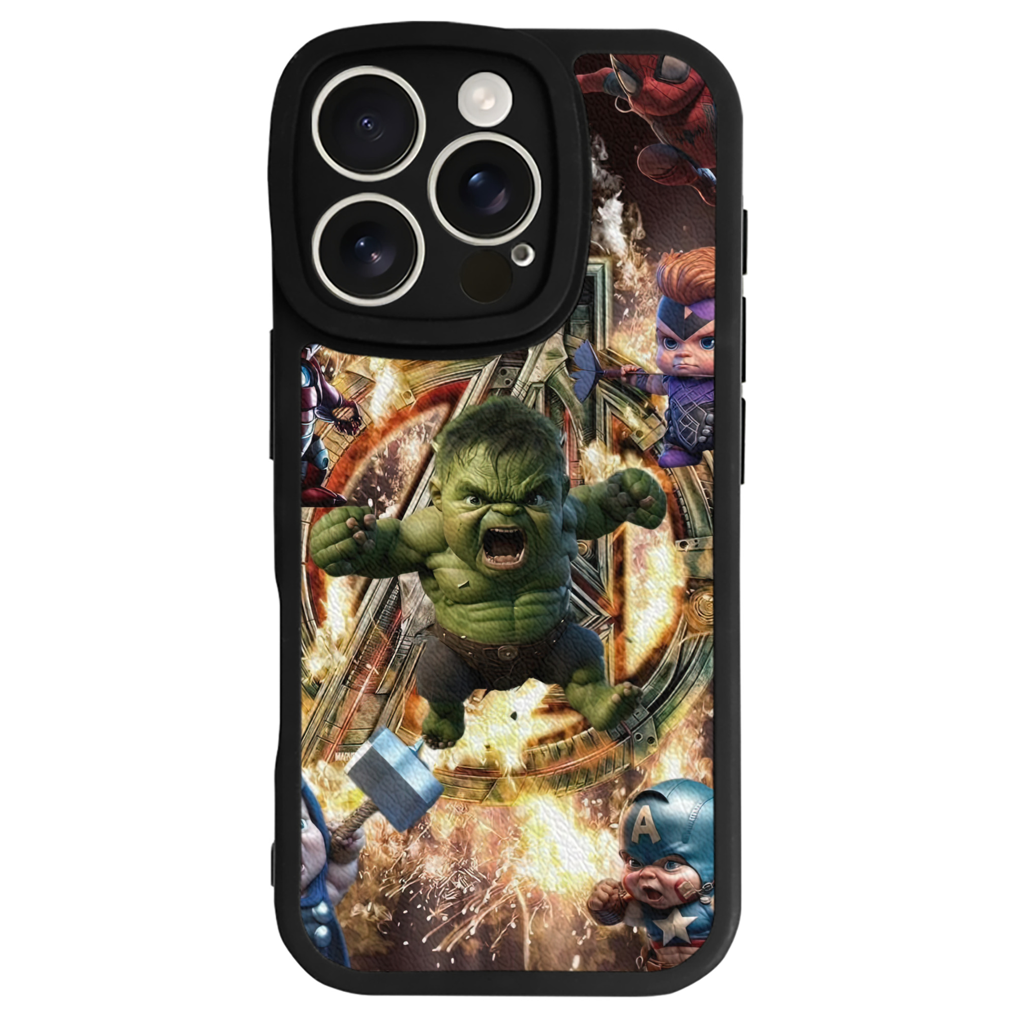 Spider Man スパイダーマン 【iPhone 16シリーズ対応】シリコンスマホケース（レザー調） 材質：シリコン